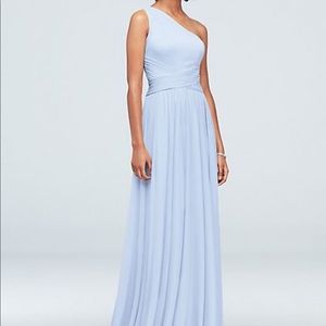 One shoulder bridesmaid dress